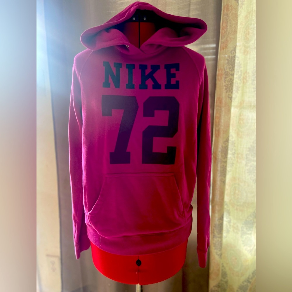 Nike the athletic dept pink sweater size s